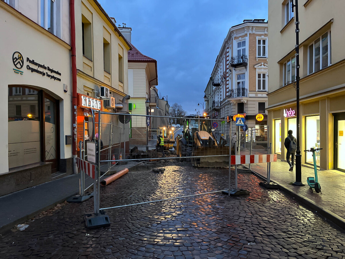 Przebudowa ul. Grunwaldzkiej w Rzeszowie [listopad 2023]